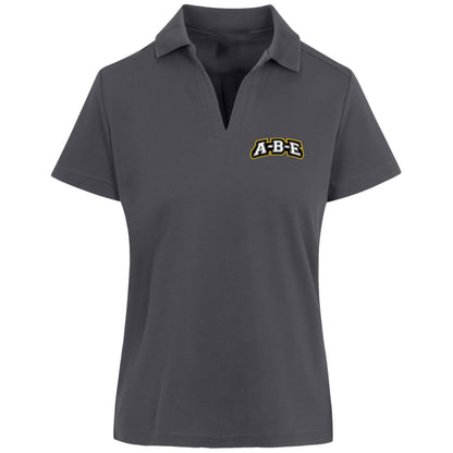 A-B-E - CrownLux Womens Plaited Polo