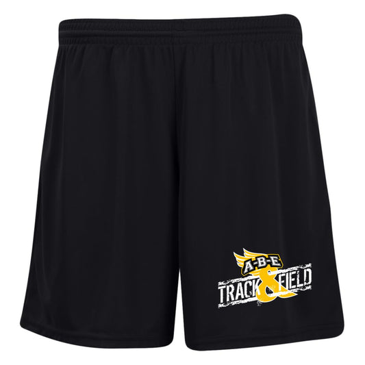 A-B-E Track & Field - Ladies' Moisture-Wicking 7 inch Inseam Training Shorts