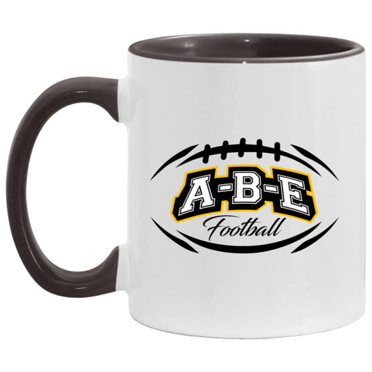 A-B-E Football - 11oz Accent Mug