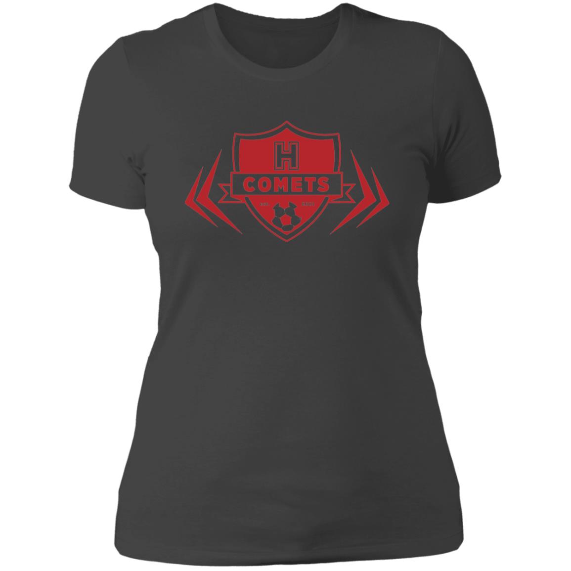 Comet Girls Soccer - Ladies' Boyfriend T-Shirt