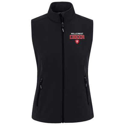 Comet Cheer - Womens Cruise Two-Layer Fleece Bonded Soft Shell Vest