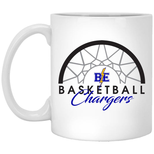 Chargers Basketball - 11oz White Mug