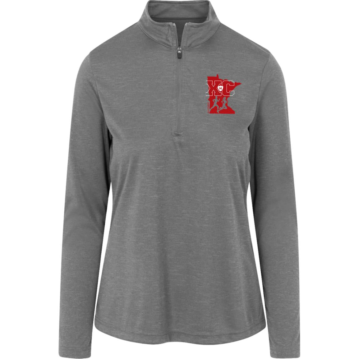 Comet Cross Country - Womens Heather Quarter Zip