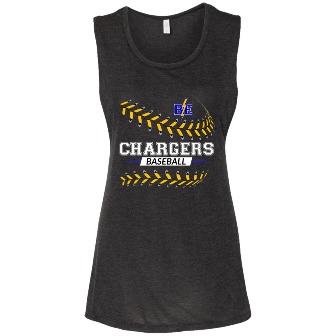 Chargers Baseball - Ladies' Flowy Muscle Tank