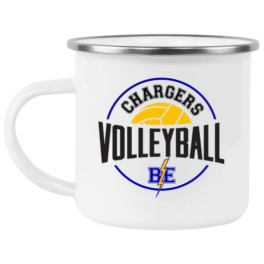 Chargers Volleyball - Enamel Camping Mug