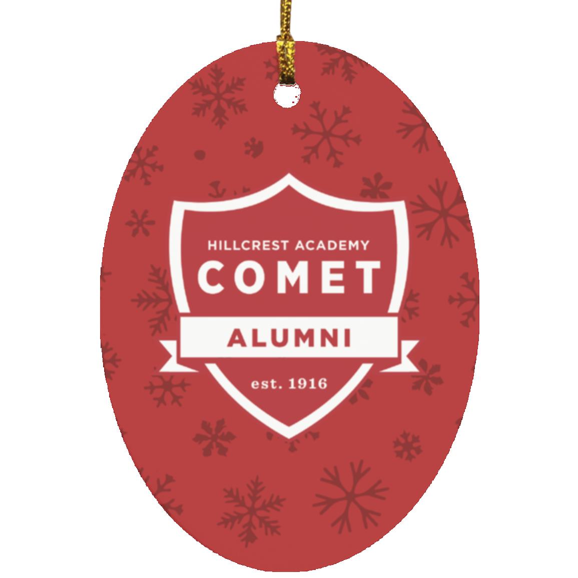 Comet Alumni - Oval Ornament