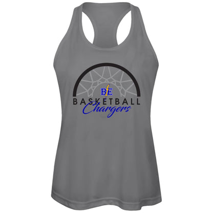 Chargers Basketball - Womens Zone Racerback Tank