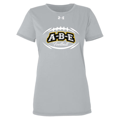 A-B-E Football - Under Armour Womens Team Tech Tee