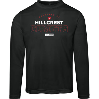 Hillcrest Comets - Mens Zone Long Sleeve Tee