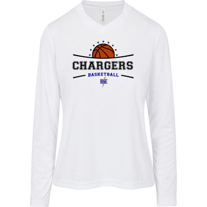 Chargers Basketball - Womens Zone Long Sleeve Tee