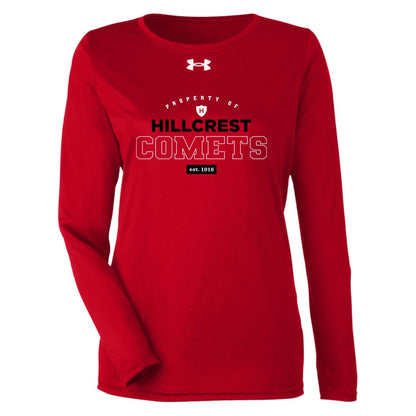 Hillcrest Comets - Under Armour Womens Team Tech Long Sleeve Tee