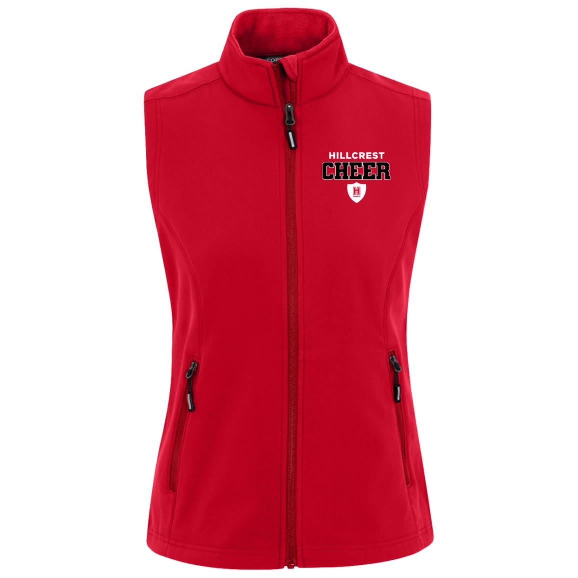 Comet Cheer - Womens Cruise Two-Layer Fleece Bonded Soft Shell Vest