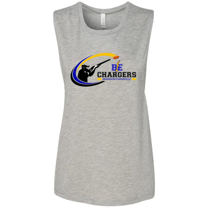 Chargers Trapshooting - Ladies' Flowy Muscle Tank