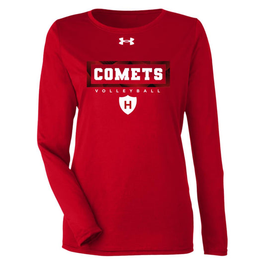 Comet Volleyball - Under Armour Womens Team Tech Long Sleeve Tee