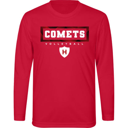 Comet Volleyball Gameday - Kids Zone Long Sleeve Tee