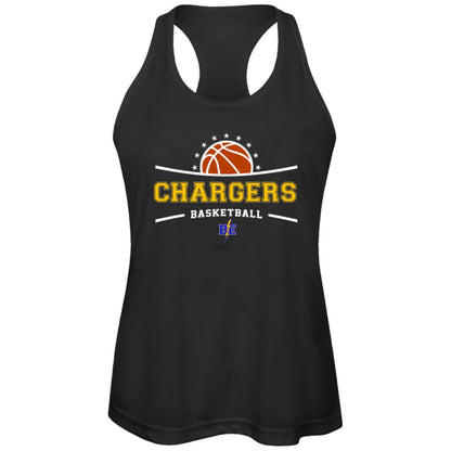 Chargers Basketball - Womens Zone Racerback Tank