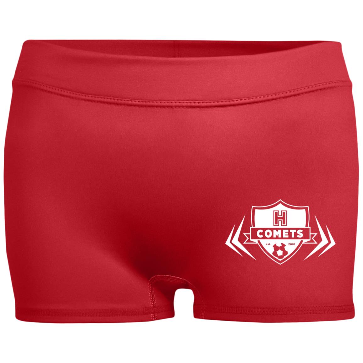 Comet Girls Soccer - Ladies' Fitted Moisture-Wicking 2.5 inch Inseam Shorts