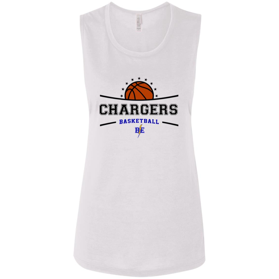 Chargers Basketball - Ladies' Flowy Muscle Tank