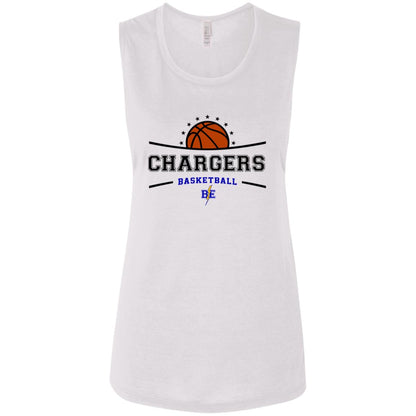 Chargers Basketball - Ladies' Flowy Muscle Tank