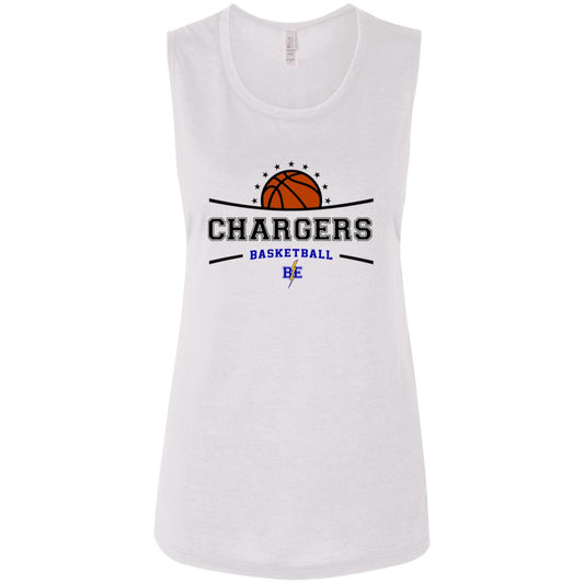 Chargers Basketball - Ladies' Flowy Muscle Tank