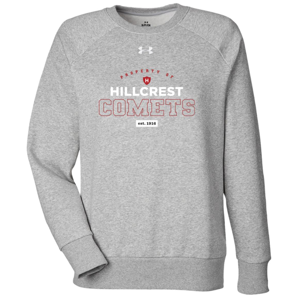 Hillcrest Comets - Under Armour Womens Rival Fleece Sweatshirt