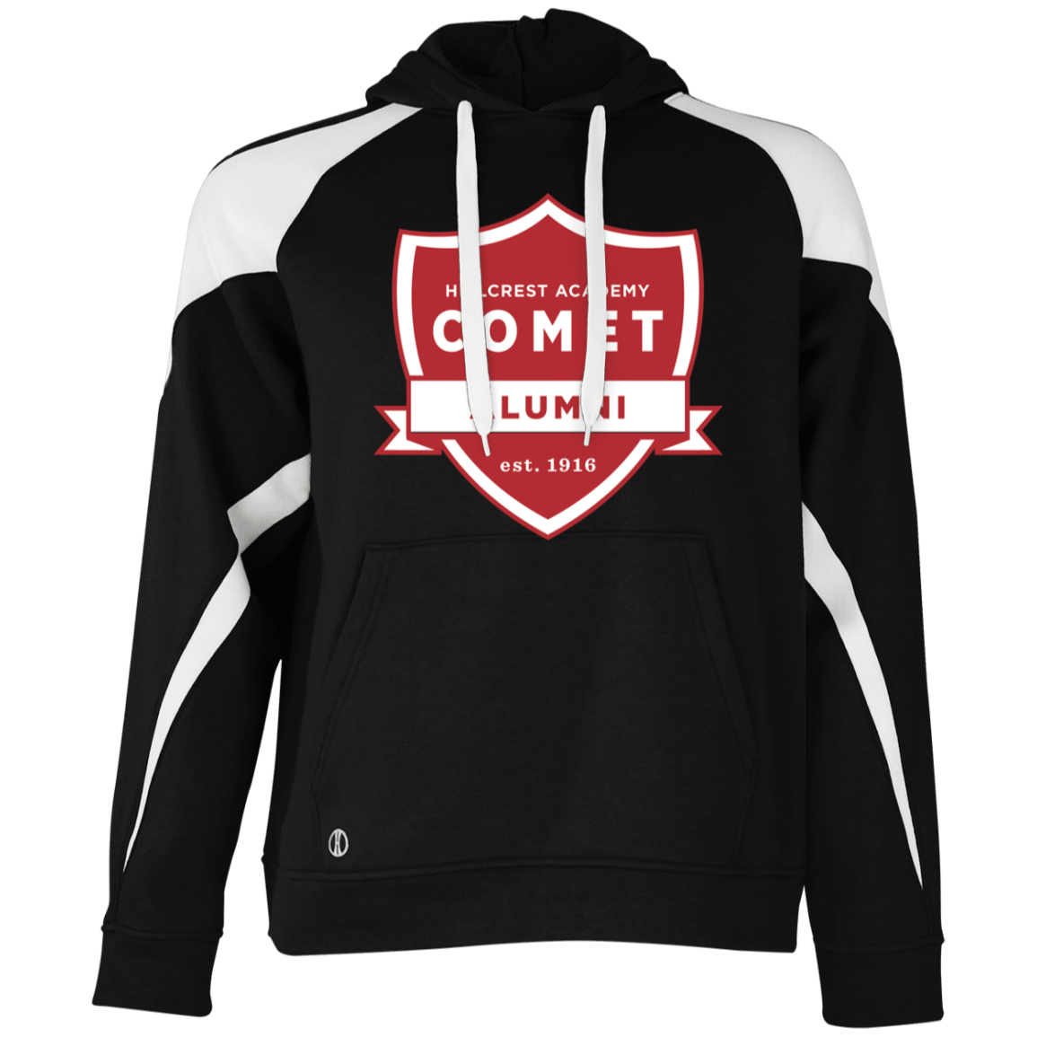 Comet Alumni - Athletic Colorblock Fleece Hoodie