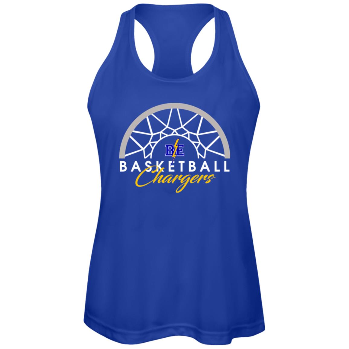 Chargers Basketball - Womens Zone Racerback Tank