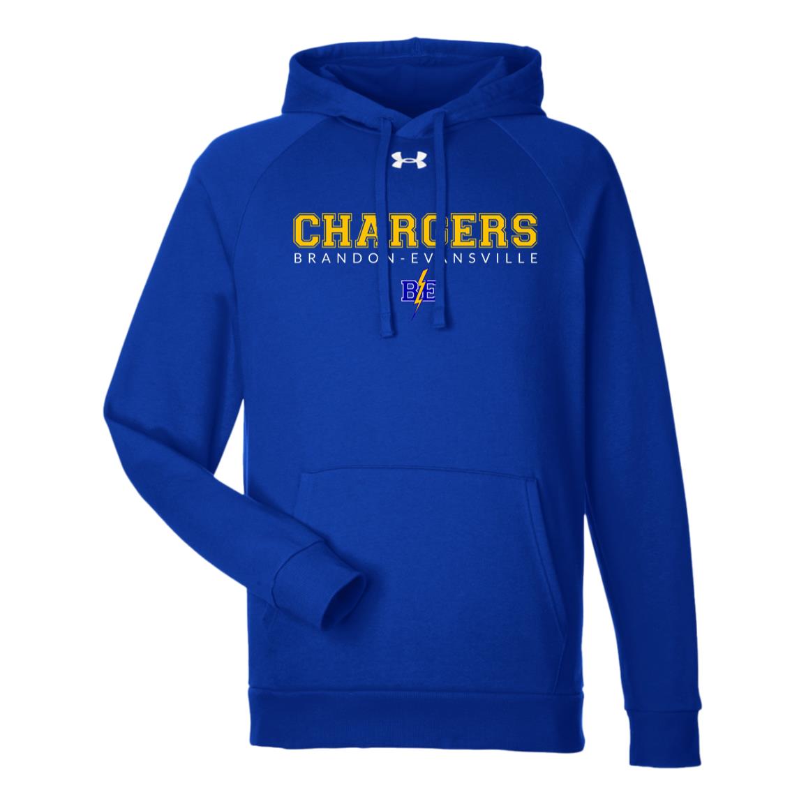 Chargers - Under Armour Mens Rival Fleece Hoodie