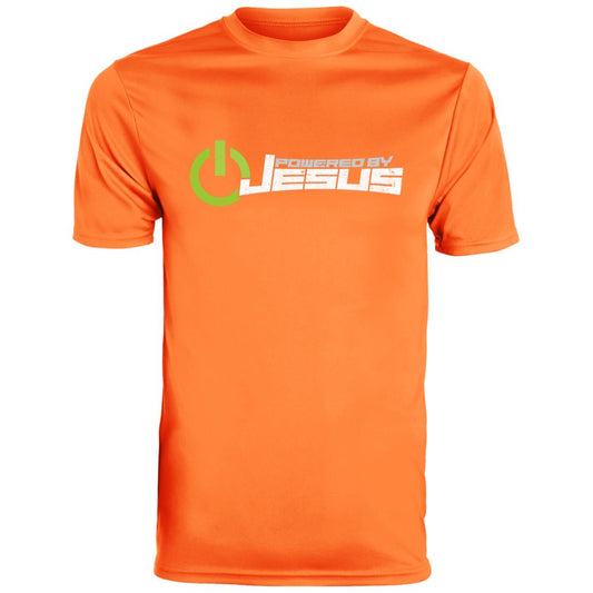 Powered by Jesus - Youth Moisture-Wicking Tee