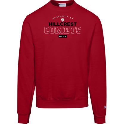 Hillcrest Comets - Champion Mens Powerblend Crewneck Sweatshirt