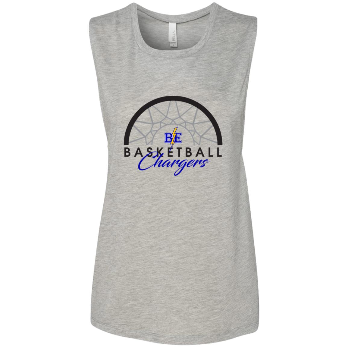 Chargers Basketball - Ladies' Flowy Muscle Tank