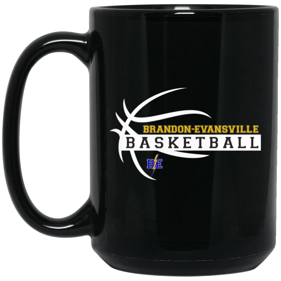 Chargers Basketball - 15oz Black Mug