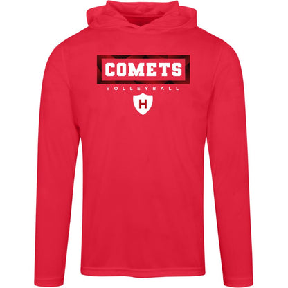 Comet Volleyball - Mens Zone Hooded Tee