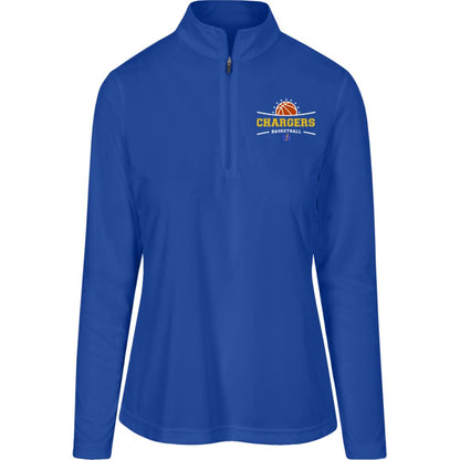 Chargers Basketball - Womens Zone Quarter Zip