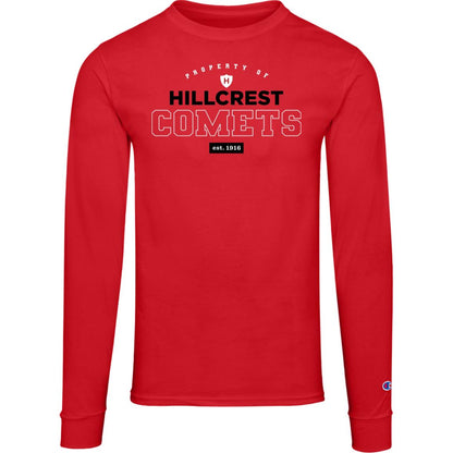 Hillcrest Comets - Champion Mens Long Sleeve Tee