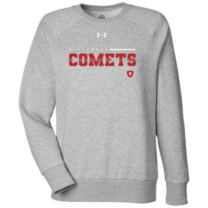 Hillcrest Comets - Under Armour Womens Rival Fleece Sweatshirt