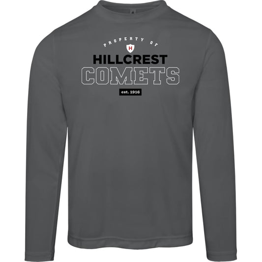 Hillcrest Comets - Mens Zone Long Sleeve Tee