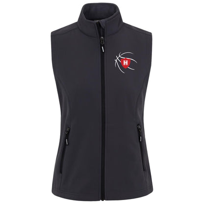 Comet Boys Basketball - Womens Cruise Two-Layer Fleece Bonded Soft Shell Vest