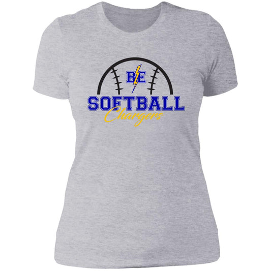 Chargers Softball - Ladies' Boyfriend T-Shirt
