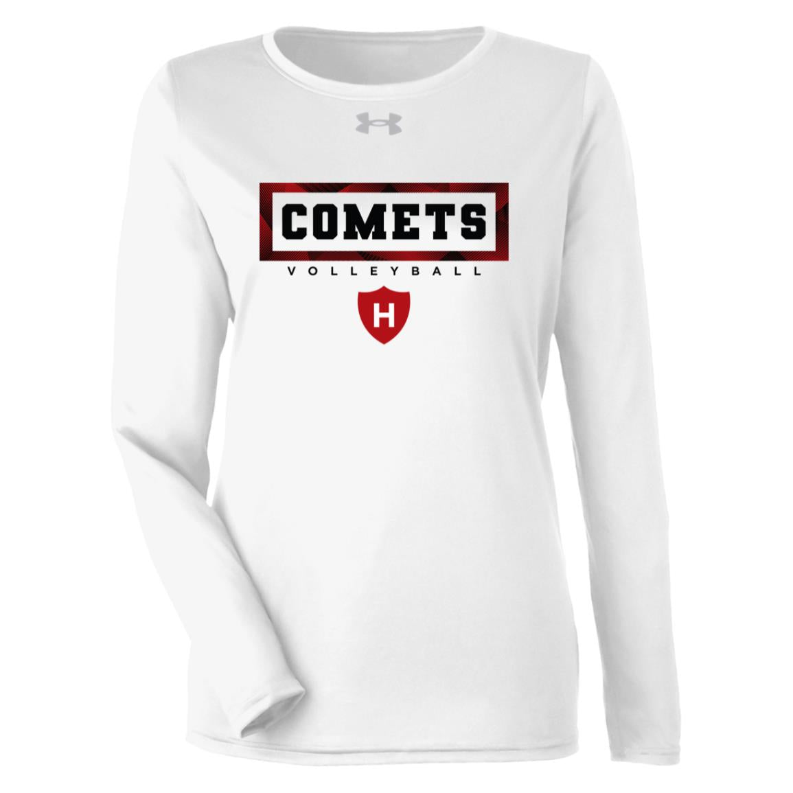 Comet Volleyball - Under Armour Womens Team Tech Long Sleeve Tee