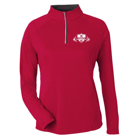 Comet Girls Soccer - Womens Origin Pique Quarter Zip