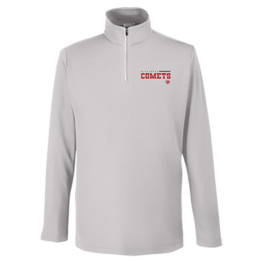 Hillcrest Comets - Mens Fusion ChromaSoft Pique Quarter Zip