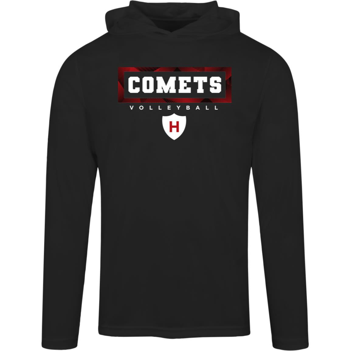 Comet Volleyball - Mens Zone Hooded Tee