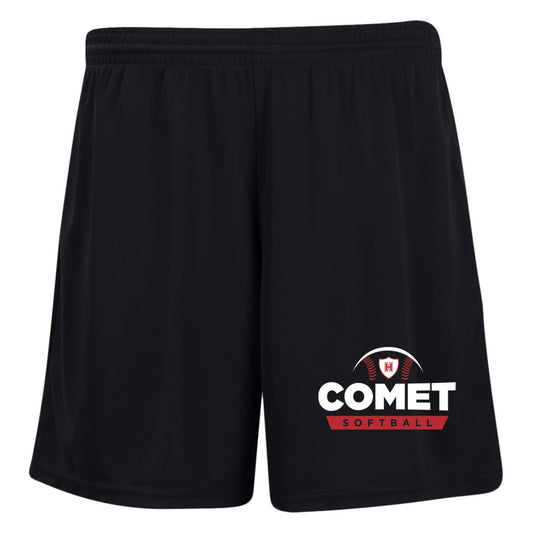 Comet Softball - Ladies' Moisture-Wicking 7 inch Inseam Training Shorts