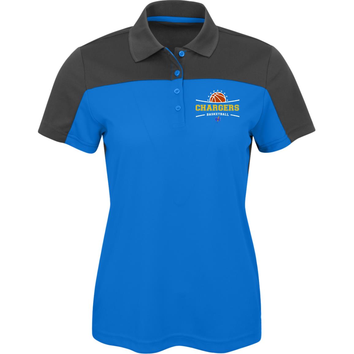 Chargers Basketball - Womens Pique Polo