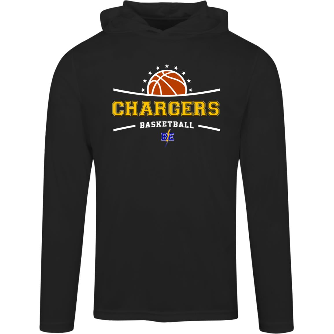 Chargers Basketball - Mens Zone Hooded Tee