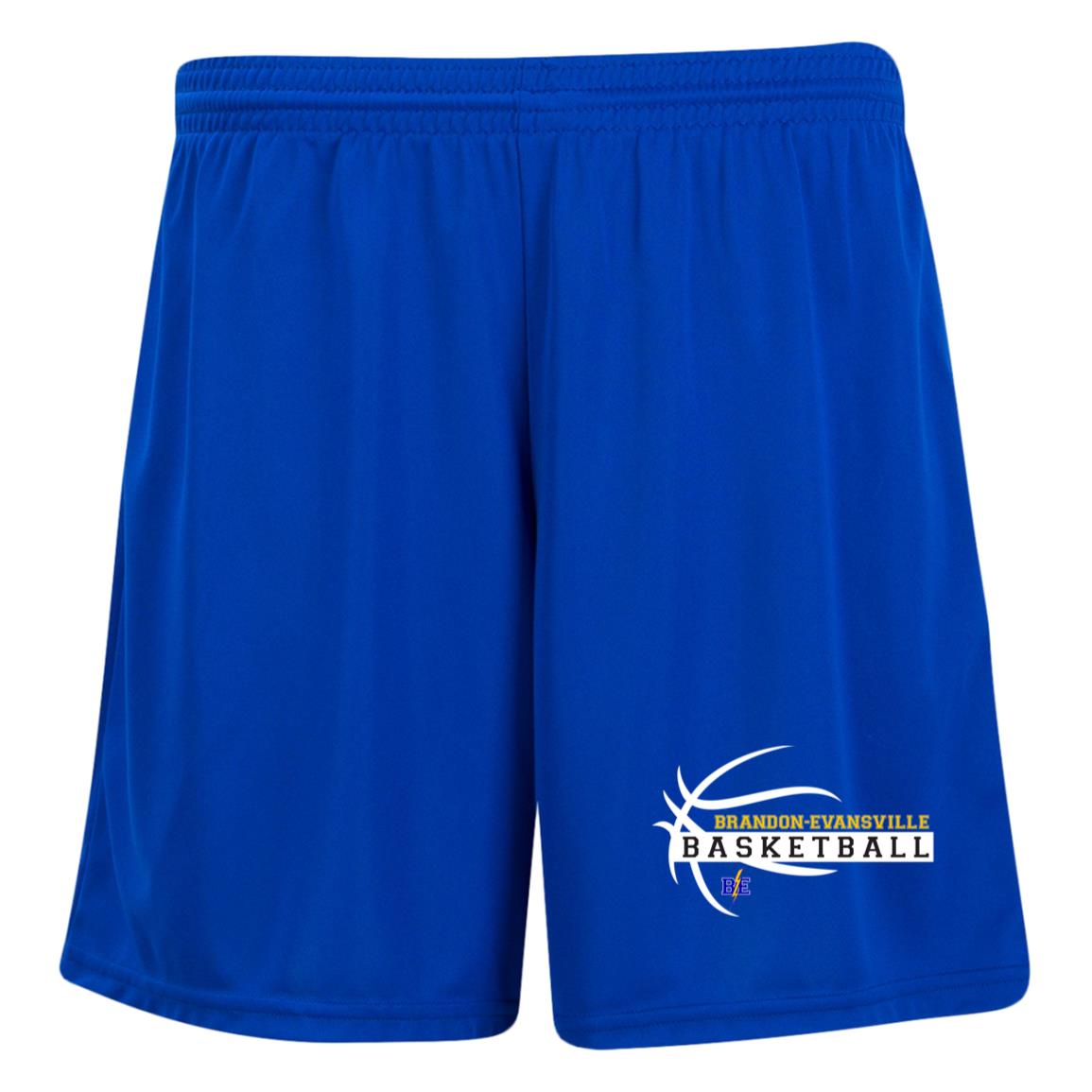 Chargers Basketball - Ladies' Moisture-Wicking 7 inch Inseam Training Shorts