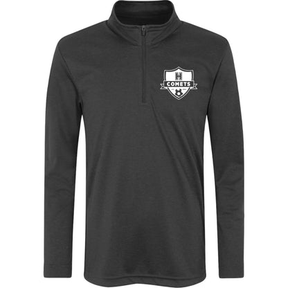 Comet Boys Soccer - Kids Heather Quarter Zip