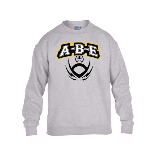 A-B-E Football - Kids Heavy Blend Fleece Crew