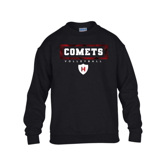 Comet Volleyball - Kids Heavy Blend Fleece Crew